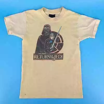 Buy Return Of The Jedi Darth Vader Luke Skywalker Tshirt 80s 1980s Vintage • 59.06£