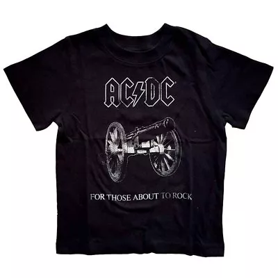 Buy AC/DC About To Rock Official Childrens Tee T-Shirt Boys Kids • 15.99£