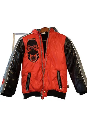 Buy Disney Store Kylo Ren Hooded Puffer Jacket Size 7/8 • 19.68£