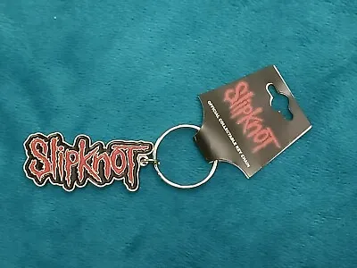 Buy Slipknot - Logo  Enamel Metal Keyring (new) Official Band Merch • 6.99£