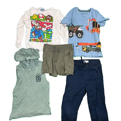Buy BOYS Size 4 & 5 Years Clothing Bundle (5 Pieces) Inc. Super Mario • 6.24£