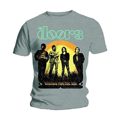 Buy The Doors Waiting For The Sun Jim Morrison Grey Licensed Tee T-Shirt Men • 15.99£