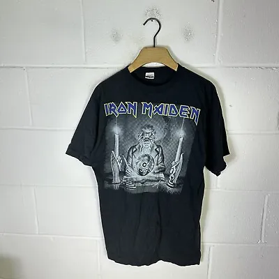 Buy Vintage Iron Maiden Shirt Mens Large Black Seventh Son Tour 1988 Rock Band 80s • 53.95£