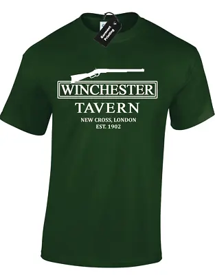 Buy Winchester Tavern Mens T-shirt Funny Shaun Of The Dead Retro Cult Film Zombies • 7.99£