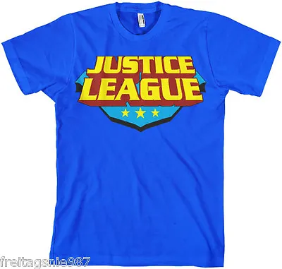 Buy Justice League Logo T-Shirt Cotton Officially Licensed • 29.80£