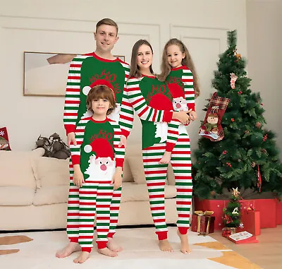 Buy UK Family Matching Christmas Pyjamas Adult Kids Xmas Nightwear Pajamas Pjs Set • 6.69£