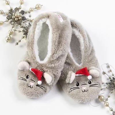 Buy Faceplant Dreams Footsie Slippers “‘Twas Night Before Christmas” Small (5/6) • 8.54£