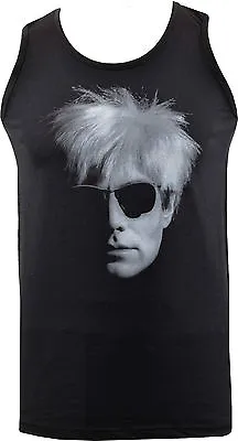 Buy Sale! Mens Black Vest Tank Andy Warhol Pop Art Factory Velvet Underground S-5xl • 9.50£