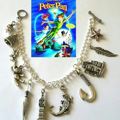 Buy Peter Pan Tinker Bell Charm Bracelet • 8.93£