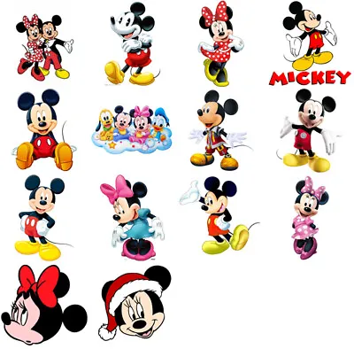Buy Mickey And Minnie Mouse, Iron On T Shirt Transfer. Choose Image And Size • 2.92£