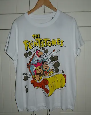 Buy The Flintstones Ladies Cotton T-Shirt Size UK 14-16 - Retro Cartoons - BNWT • 9.99£