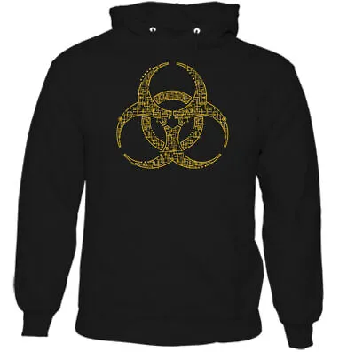 Buy Digital Biohazard Hoodie Zombie The Walking Dead Chemistry Science Geek Nerd  • 24.49£