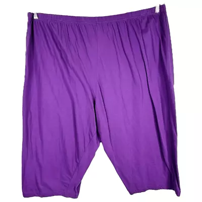 Buy Dreams Co Roamans Plus Size 3X Capri Pants Sleep Pajamas Purple Elastic 512 • 11.53£