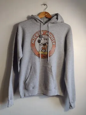 Buy Ladies Disney Mickey Mouse Grey Hoodie Size Small S 8 10 Hoody Jumper Sweater • 9.99£