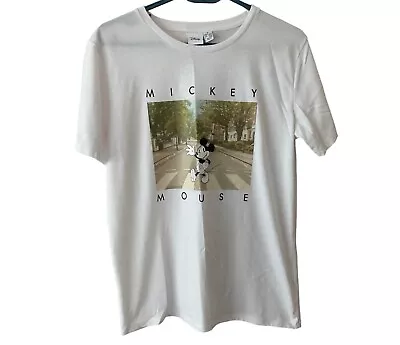 Buy Disney Size M T-Shirt Mickey Mouse Abbey Road Primark - Preloved VGC • 9.99£