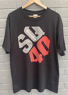 Buy Status Quo Short Sleeve Tshirt 40 Years Size Large L Black Band Memorabilia Rock • 14.98£