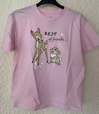 Buy Disney Girls T-shirt Bambi & Thumper Top Tee 9-10 Years Official • 6.99£