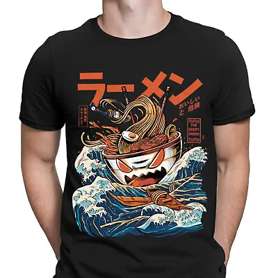 Buy The Black Great Ramen Anime Japanese Funny Cool Retro Mens T-Shirts Tee Top #D6 • 9.99£