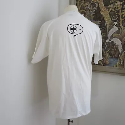 Buy Dr Martens Retro Vintage White T Shirt 'Speech Bubble' Print • 25£