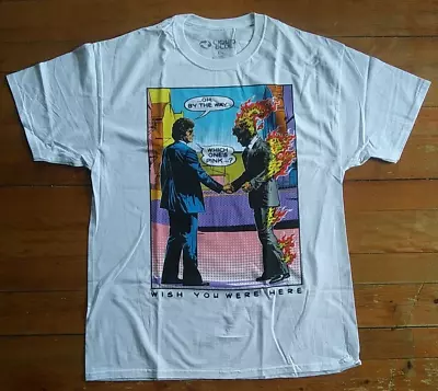 Buy Pink Floyd ~ WISH YOU WERE HERE ~ T Shirt POP ART STYLE NEW LICENSED ~ SZ Large • 19.61£