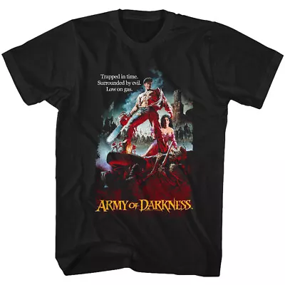 Buy Army Of Darkness Movie Poster Trapped In Time Surrounded By Evil Men's T Shirt • 38.10£