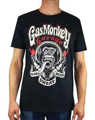Buy Gas Monkey Garage  Blood, Sweat And Beers  Men's T-Shirt • 14.99£