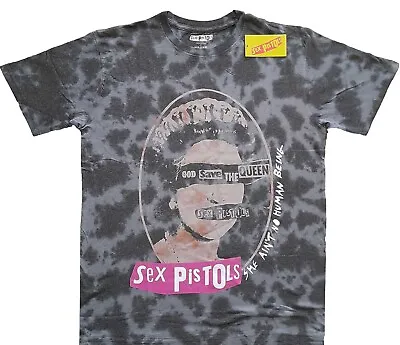 Buy Sex Pistols - God Save The Queen Dip Dye Official Licensed T-Shirt • 17.99£