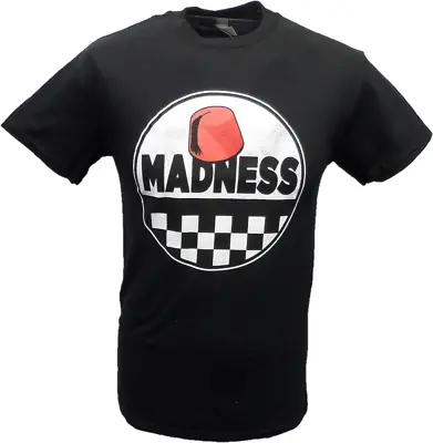 Buy Mens Black Official Madness Fez Logo T Shirt • 17.99£