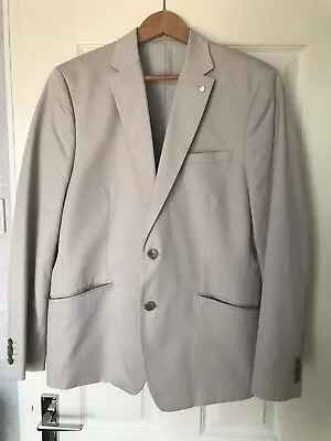 Buy Jasper Conran Designer Light Stone  Cotton Casual/suit Jacket 44r Vgc • 4.99£