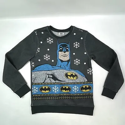 Buy DC Comics Batman Holiday Christmas Long Sleeve Ugly Sweater Youth Size  L • 11.40£