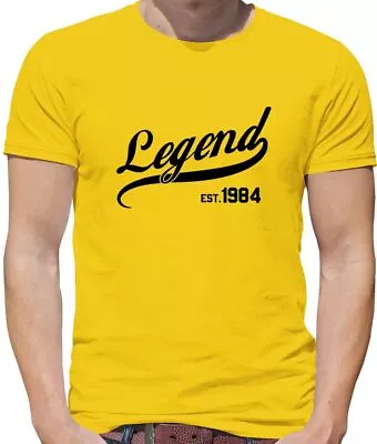 Buy Legend Established 1984 - Mens T-Shirt - Birthday Present 40th 40 Gift Age • 13.95£
