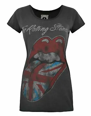 Buy Amplified Rolling Stones UK Lick Women's T-Shirt • 22.99£