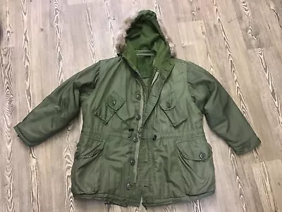 Buy Genuine Canadian Army Arctic  Parka Mods Green Large 1972 Vintage • 119£