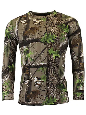 Buy Game Trek Camo Long Sleeve T Shirt  | Hunting Fishing Camo Top • 12.95£