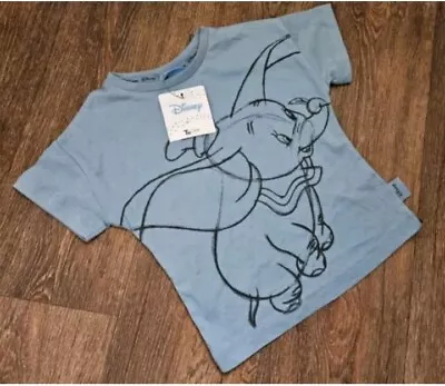 Buy Girls TU Disney Dumbo Short Sleeve T-shirt - Top Age 3 Years • 6.99£