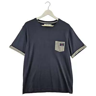 Buy One True Saxon Mens Navy Blue Crew Neck Pocket T Shirt Size 2XL XXL • 20£