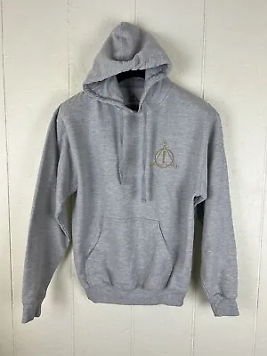 Buy Panic! At The Disco Hoodie Womens Large Gray Graphic Drawstring Long Sleeve  • 10.78£