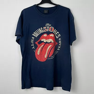Buy The Rolling Stones 50 Years Rare Band T-Shirt L • 5£