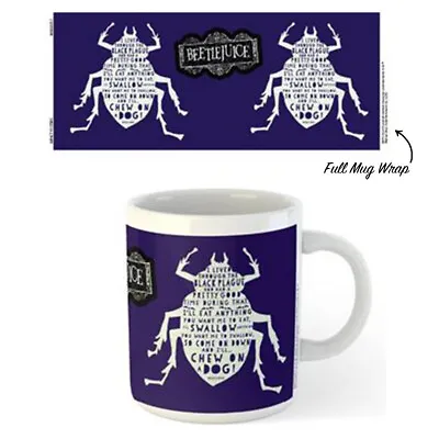 Buy Beetlejuice 'Eat Anything' Horror Movie Coffee Tea Mug - Official Licensed • 11.35£