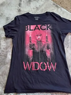 Buy Mighty Fine Marvel Black Widow Xl Womans Tshirt • 25£