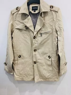 Buy Fashion Mens Jacket Beige Size XL. • 5£