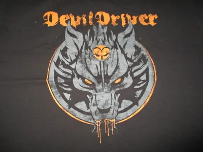 Buy American Heavy Metal Band DEVILDRIVER Concert Tour (XL) T-Shirt • 33.15£