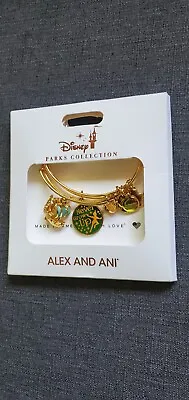 Buy NEW Disney Parks Alex And Ani Peter Pan Never Grow Up Jolly Roger Bracelet Set  • 123.48£