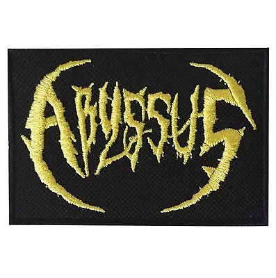 Buy Abyssus Yellow Logo Patch Death Metal Official Metal Band Merch • 5.69£