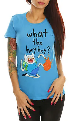 Buy Adventure Time What The Hey Hey Girls T-Shirt • 11.02£