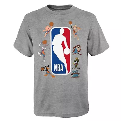 Buy Space Jam Squad Up 31st NBA Team Looney Tunes A New Legacy Adult T-Shirt Grey • 27.50£