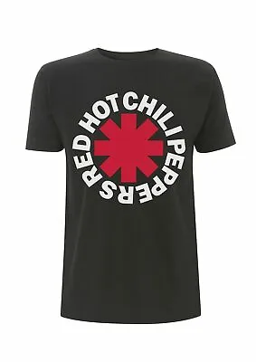 Buy Red Hot Chili Peppers T Shirt Classic Asterisk Logo Official Licensed Black Mens • 14.79£