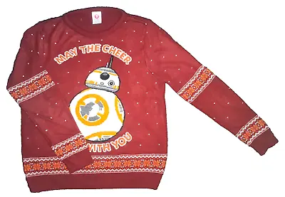 Buy Numskull Star Wars May The Cheer Bb-8 Christmas Unisex Knitted Jumper - Size Xl • 12.95£