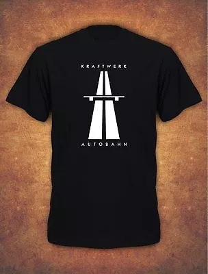 Buy KRAFTWERK Tribute AUTOBAHN RETRO TECHNO Mens T-Shirt Black • 10.95£