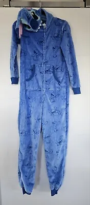 Buy Disney Stitch Sleepsuit BodySuit One Piece Adult Costume Pajamas Size S (4-6)  • 9.49£